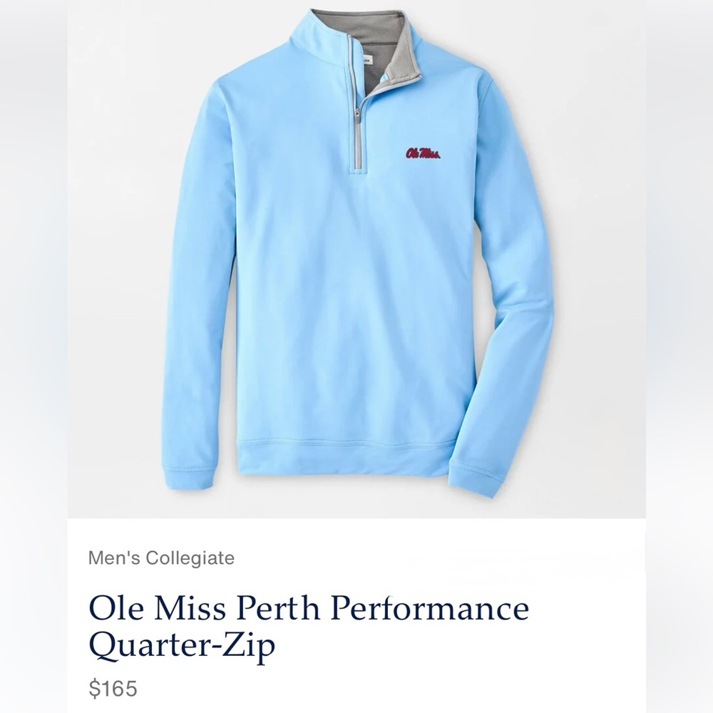 PETER MILLAR Ole Miss Perth
Performance Quarter Zip